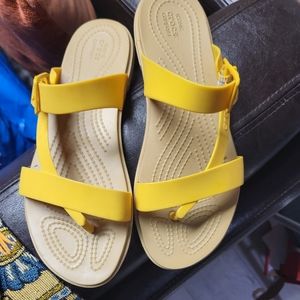 Crocs Yellow Sandal